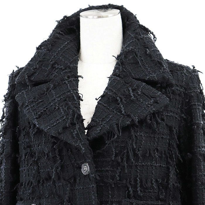 Chanel Chanel Chanel P72388 Tweed Cotton Jacket Cotton Outerwear P72388 DUTY FREE for USA Size ONE SIZE - 12 Thumbnail