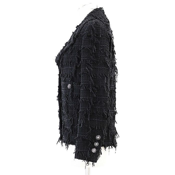 Chanel Chanel Chanel P72388 Tweed Cotton Jacket Cotton Outerwear P72388 DUTY FREE for USA Size ONE SIZE - 15 Thumbnail