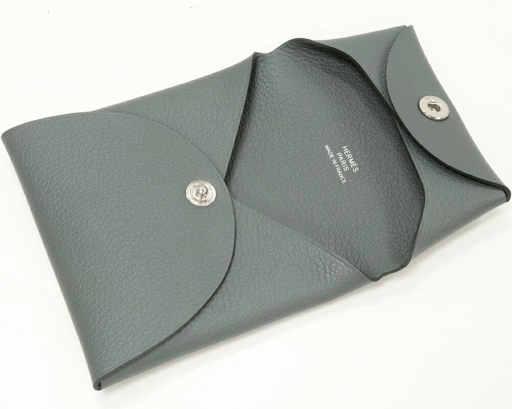 Hermes Hermes Hermes Bastia Evercolor Coin Case Leather Coin Case W Stamp DUTY FREE for USA Size ONE SIZE - 3 Thumbnail