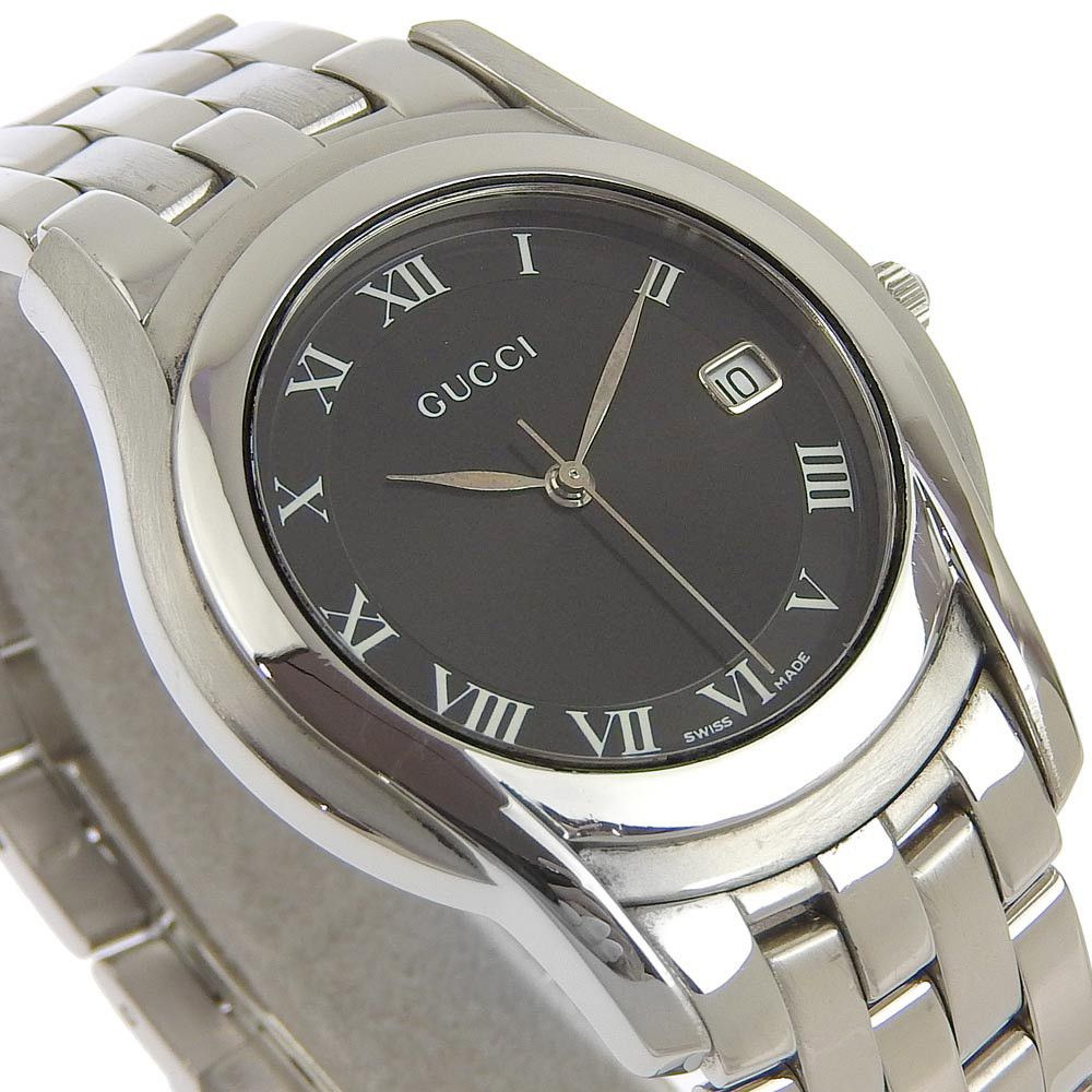 Gucci Gucci Gucci 5500M Stainless Steel Watch Metal Quartz 5500M DUTY FREE for USA Size ONE SIZE - 3 Thumbnail