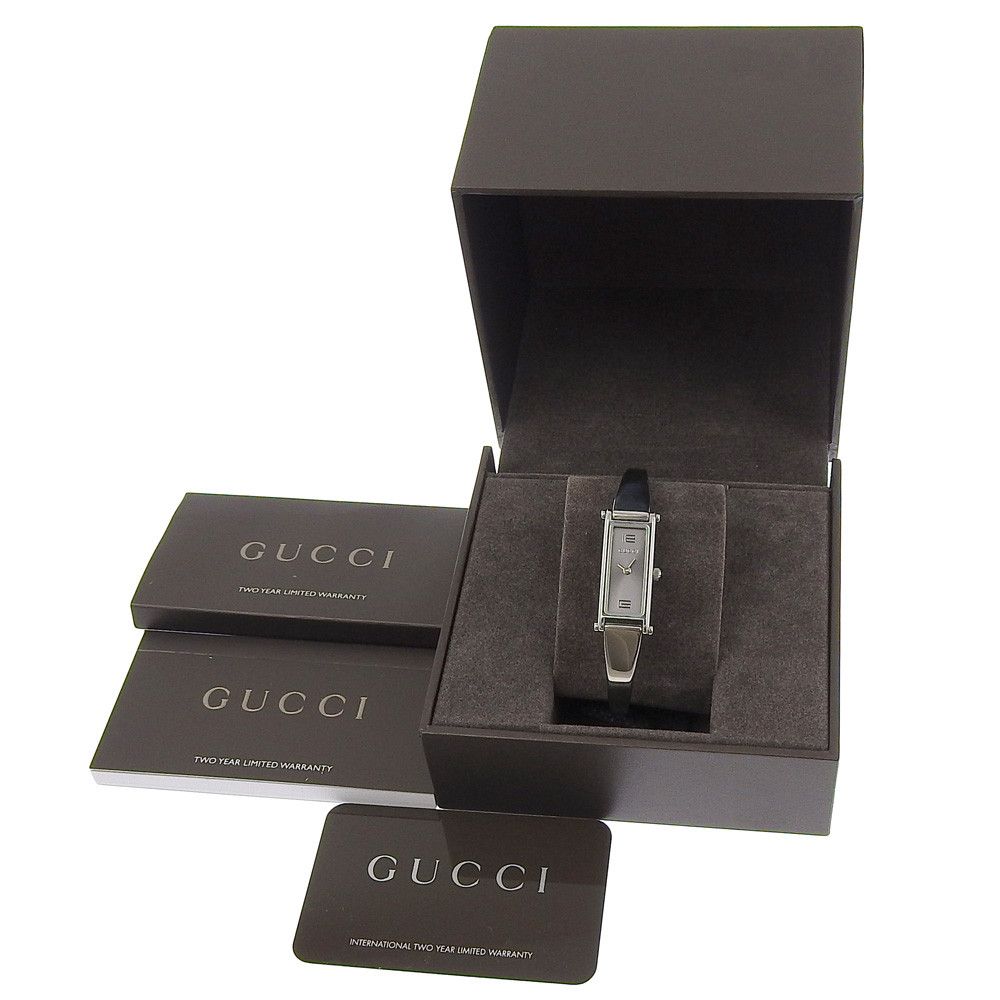 Gucci Gucci Gucci 1500L Stainless Steel Metal Quartz 1500L DUTY FREE for USA Size ONE SIZE - 7 Thumbnail