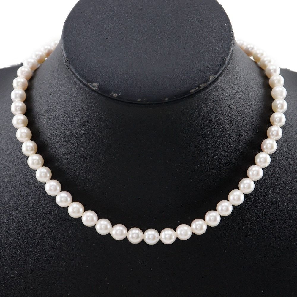 Other Other Pearl Silver Necklace Metal Necklace DUTY FREE for USA Size ONE SIZE - 2 Thumbnail