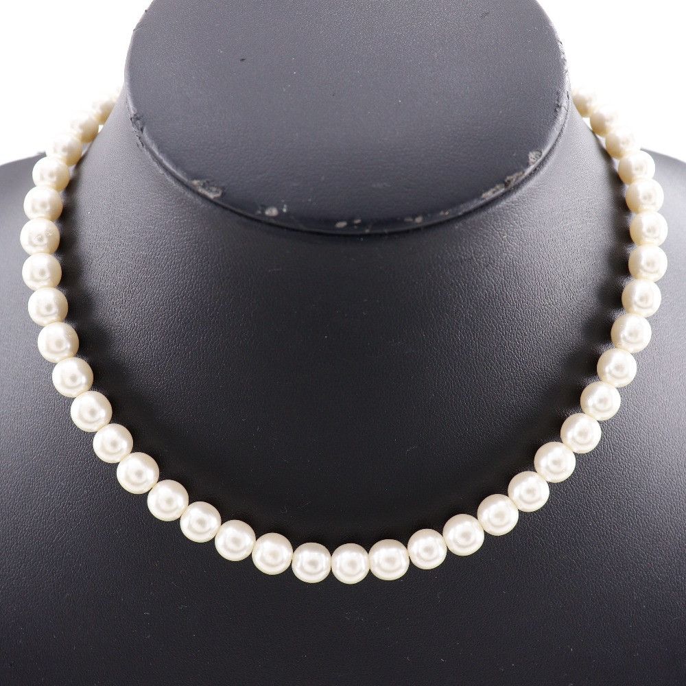 Other Other Pearl Silver Necklace Metal Necklace DUTY FREE for USA Size ONE SIZE - 2 Thumbnail