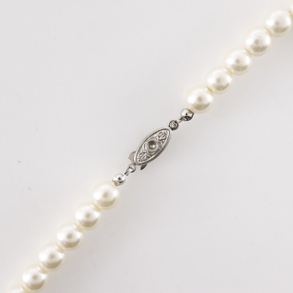 Other Other Pearl Silver Necklace Metal Necklace DUTY FREE for USA Size ONE SIZE - 4 Thumbnail