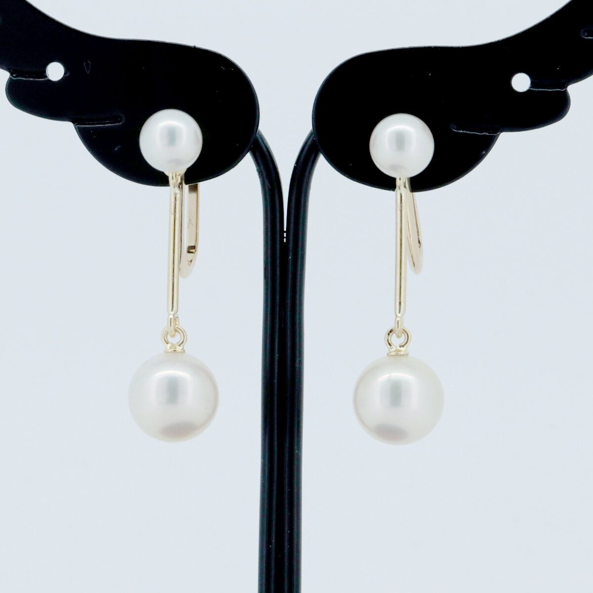 Mikimoto Mikimoto Mikimoto Pearl Au750 Earrings Crocodile skin Earrings DUTY FREE for USA Size ONE SIZE - 5 Thumbnail