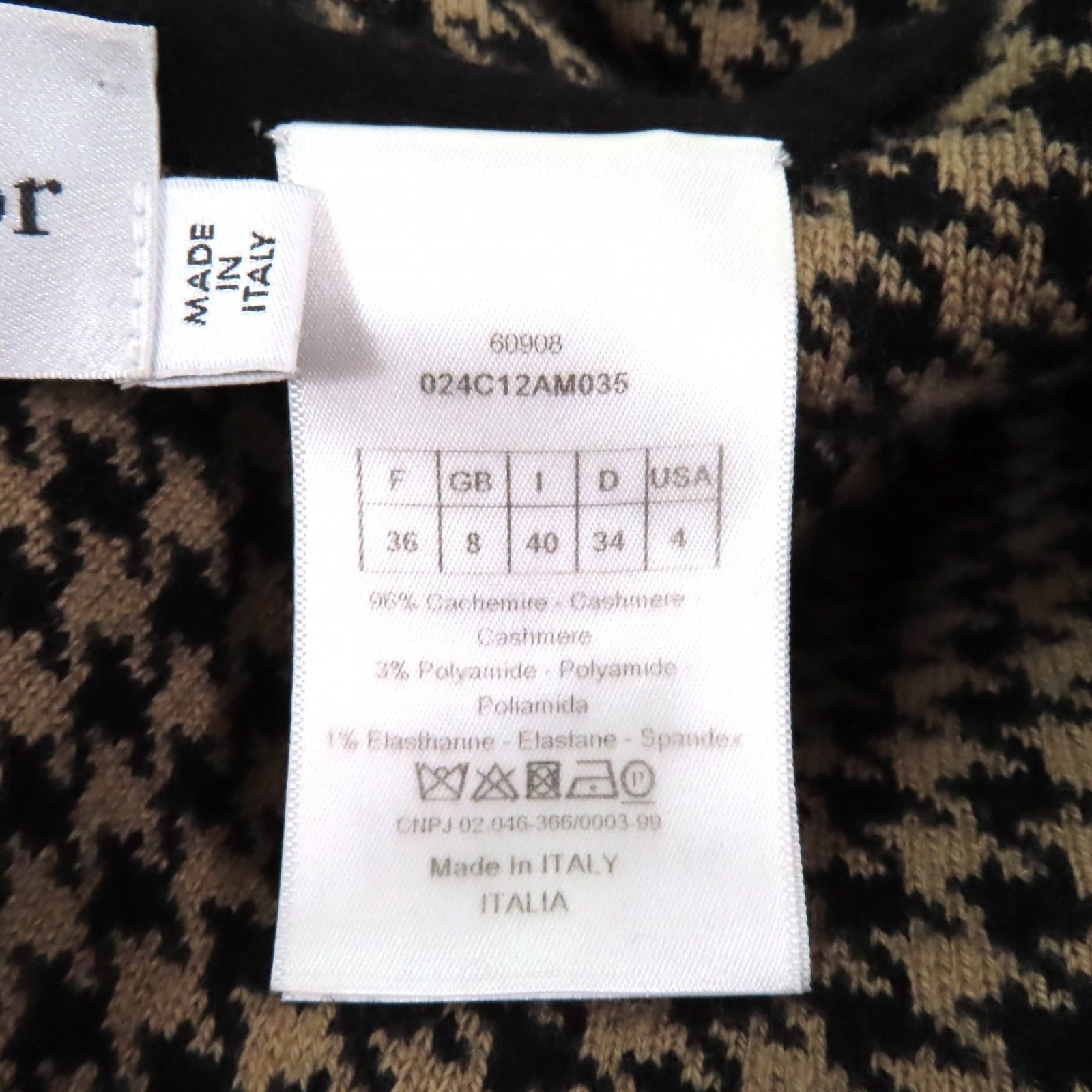 Dior Dior Christian Dior Poncho Cashmere Poncho Others Outerwear 024C12AM035 DUTY FREE for USA Size ONE SIZE - 7 Thumbnail