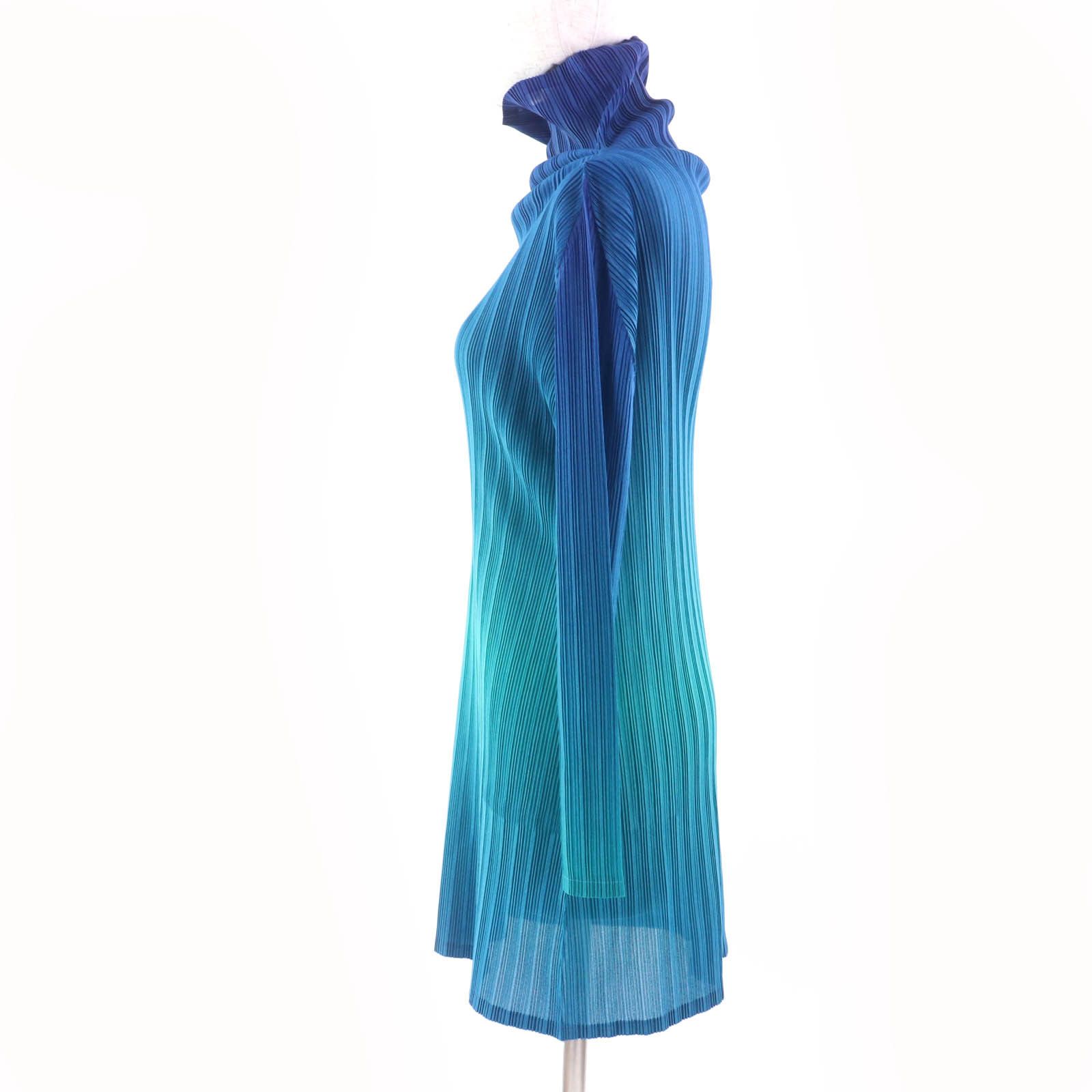 Issey Miyake Issey Miyake PLEATS PLEASE PLEATS PLEASE ONE PIECE Polyester Dress Others Tops PP53-FT384 DUTY FREE for USA Size ONE SIZE - 2 Thumbnail