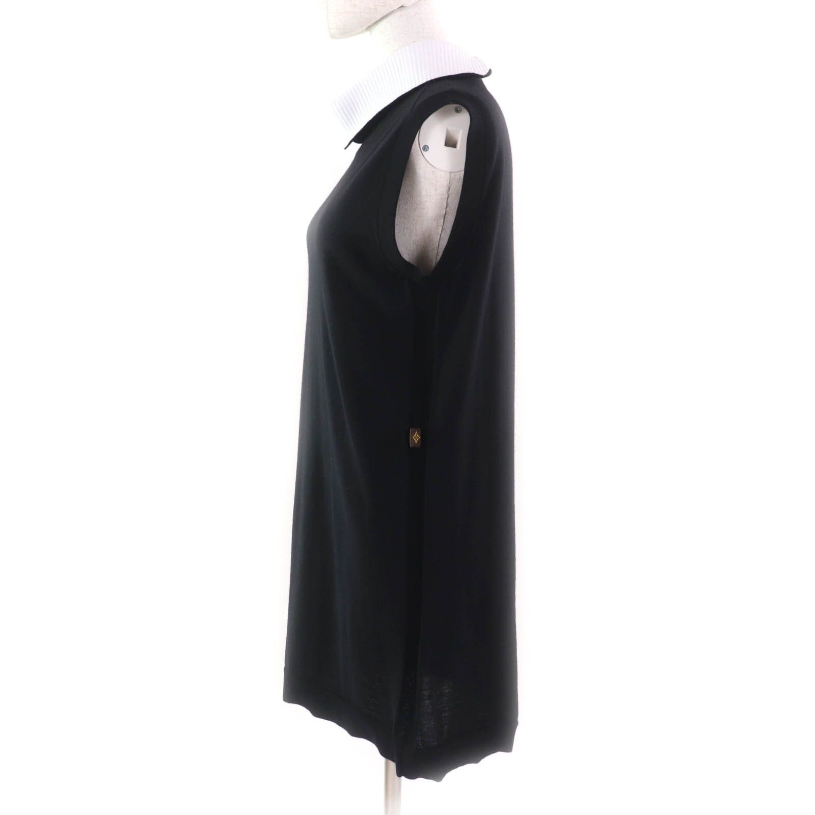 Louis Vuitton Louis Vuitton Louis Vuitton Sleeveless Knit Monogram Flower Tag Wool Dress Others Tops DUTY FREE for USA Size ONE SIZE - 2 Thumbnail