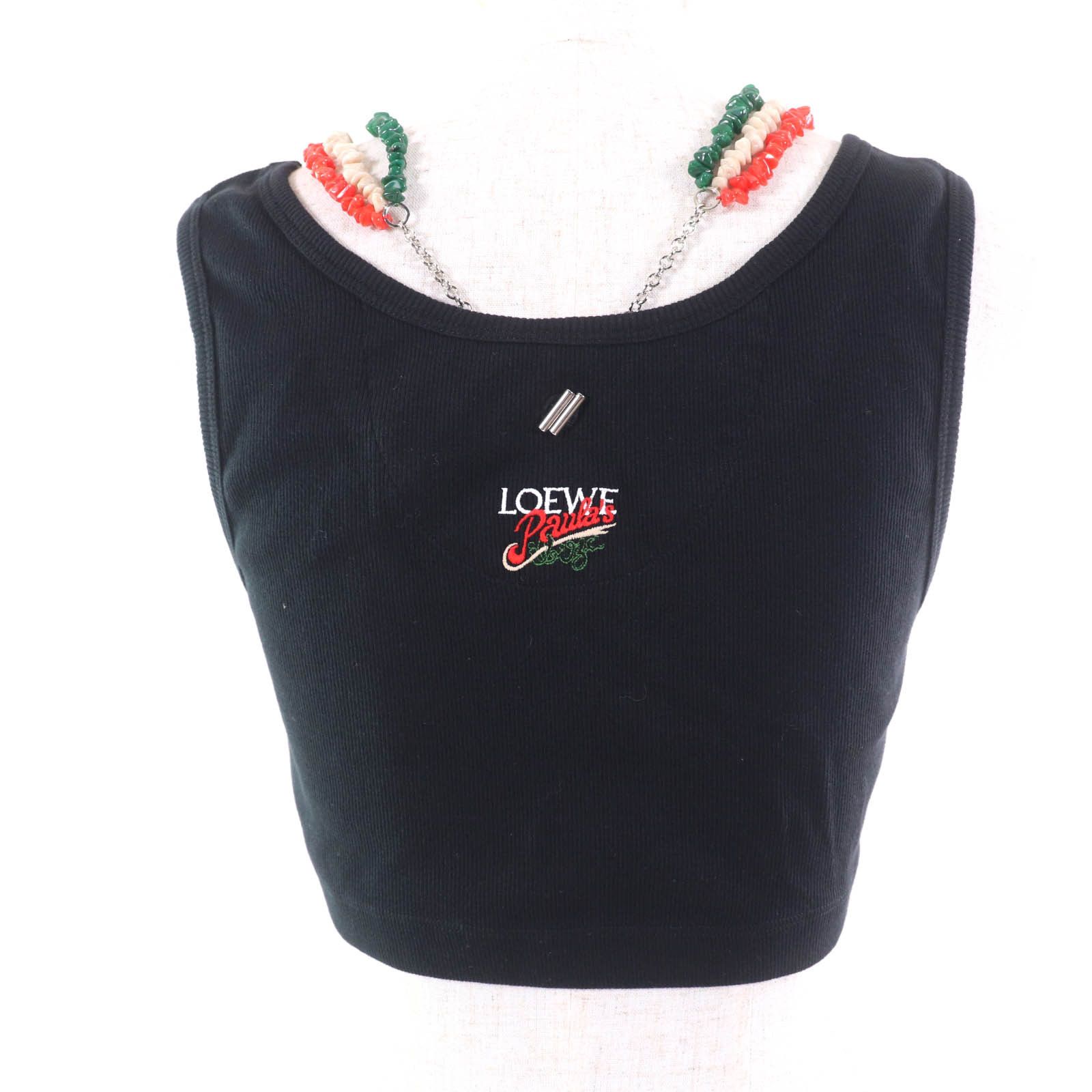 Loewe Loewe Loewe Paula's Ibiza Tank top Necklace Top Cotton Tops S616Y27X32 DUTY FREE for USA Size ONE SIZE - 4 Thumbnail