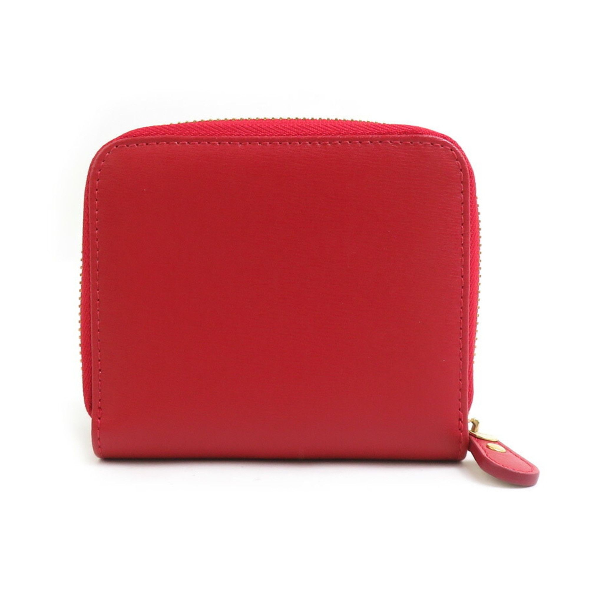 Salvatore Ferragamo Salvatore Ferragamo Gancini Leather Bi-fold Wallet in Red for Women (r10831a) Size ONE SIZE - 2 Thumbnail