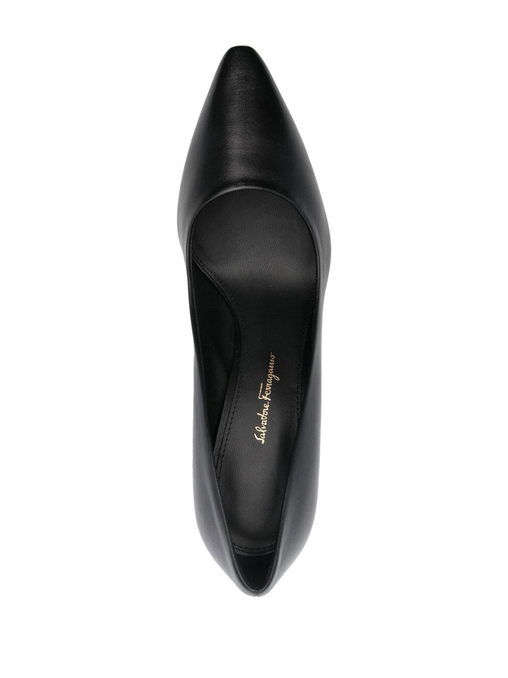 Salvatore Ferragamo Ferragamo Justina Leather Pumps SIZE 10 Size ONE SIZE - 4 Thumbnail