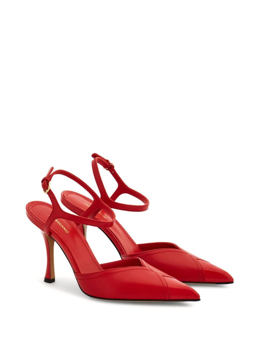 Salvatore Ferragamo Ferragamo contrasting inlays pumps SIZE 8 Size ONE SIZE - 2 Thumbnail