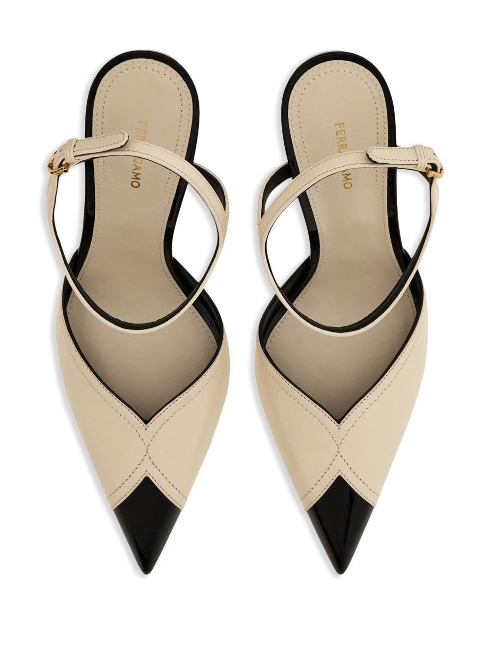 Salvatore Ferragamo Ferragamo contrasting inlays pumps SIZE 6.5 Size ONE SIZE - 3 Thumbnail