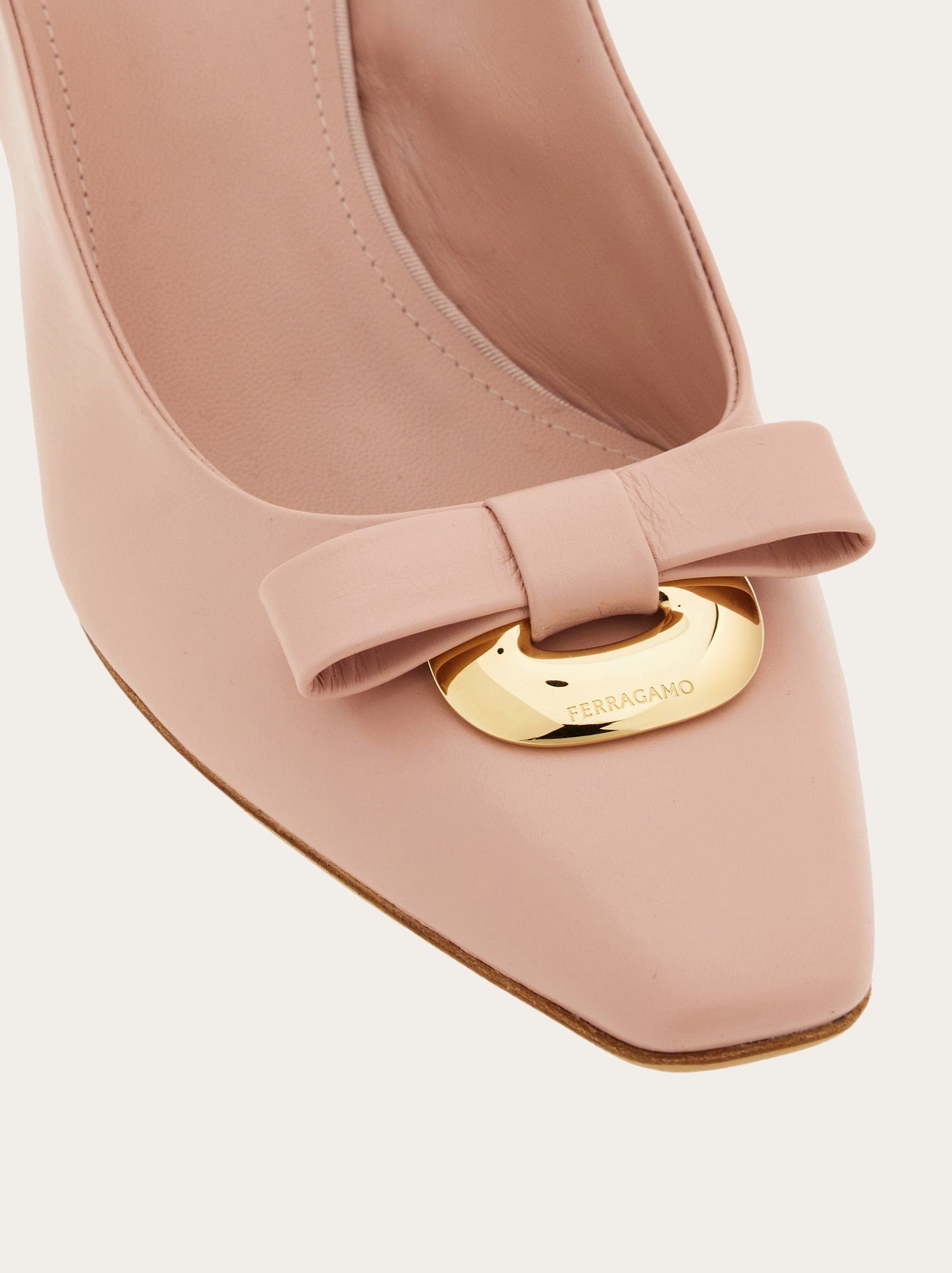 Salvatore Ferragamo Ferragamo Drop Bow Pumps SIZE 9 Size ONE SIZE - 3 Thumbnail