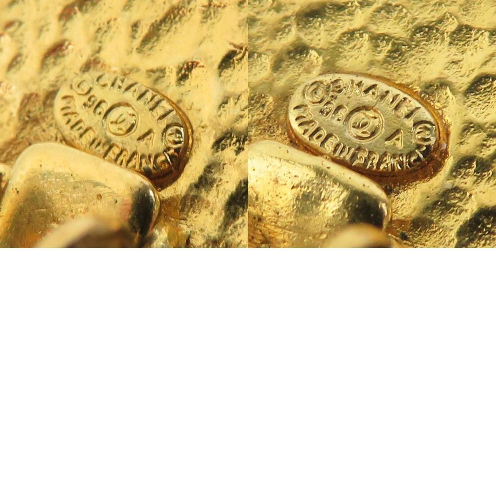 Chanel CHANEL Coco Mark Metal Gold Earrings for Women e60981i Size ONE SIZE - 5 Thumbnail