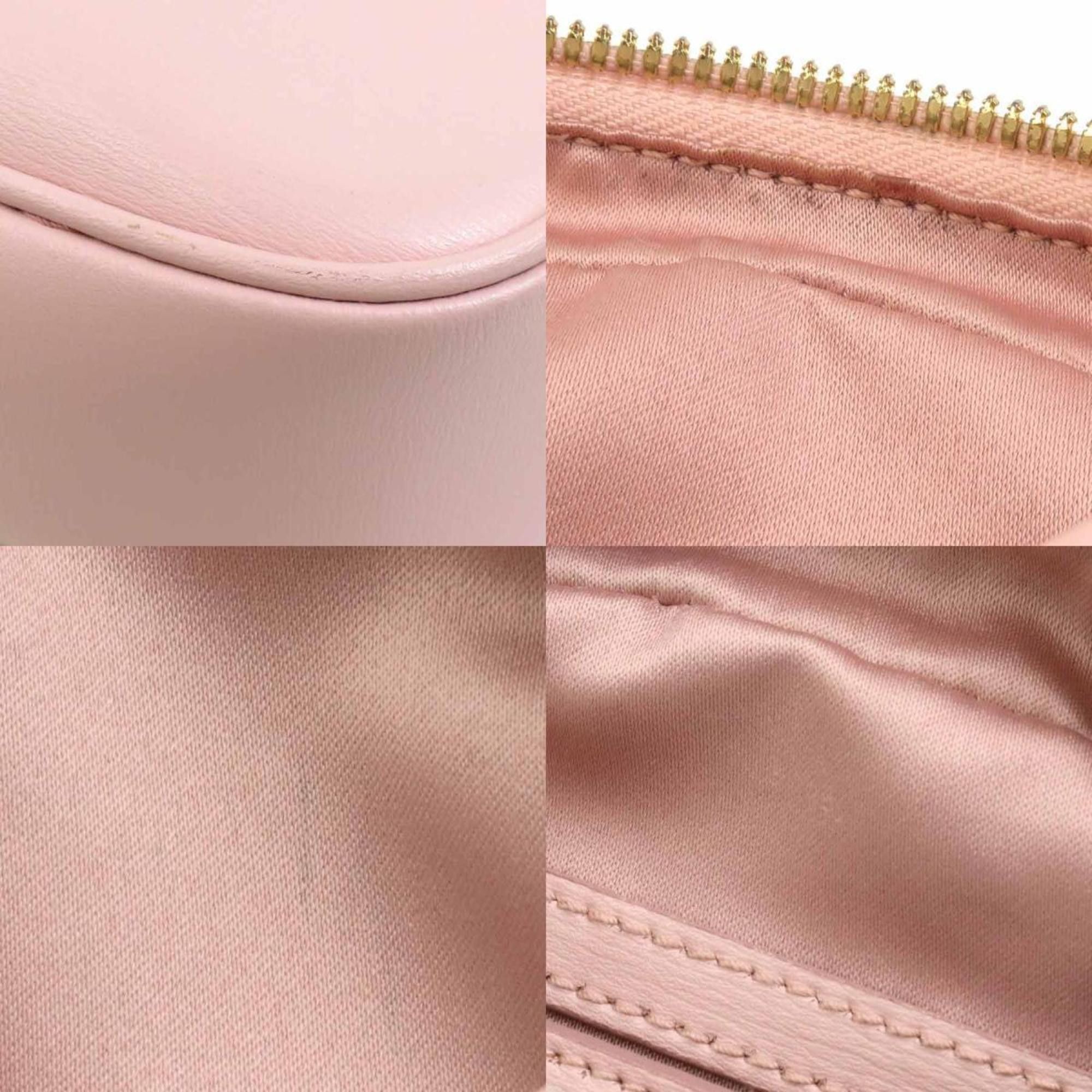 Salvatore Ferragamo Salvatore Ferragamo Gancini Leather Shoulder Bag in Light Pink for Women (r10824n) Size ONE SIZE - 3 Thumbnail