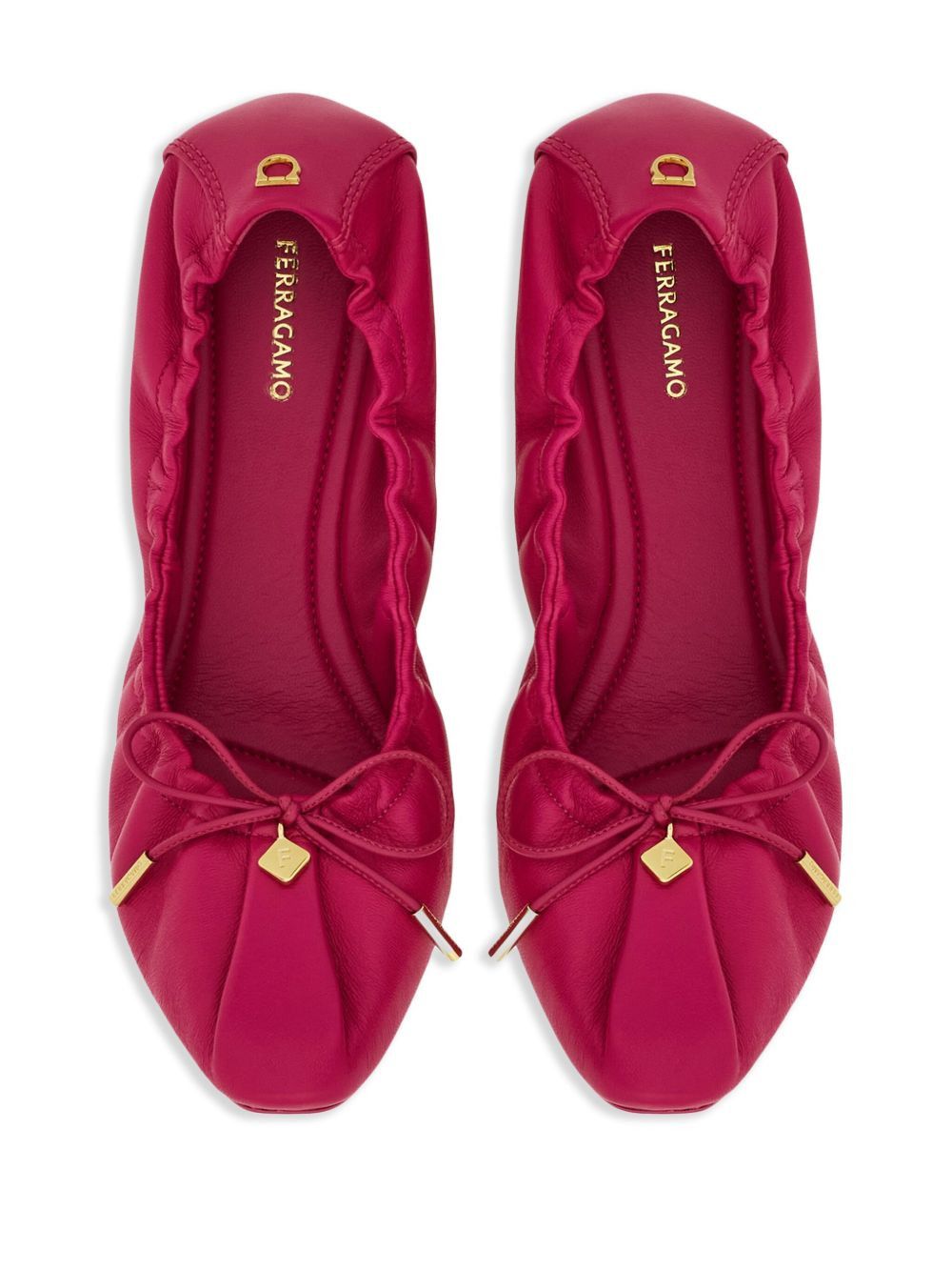 Salvatore Ferragamo Ferragamo Elasticated ballet Flats SIZE 5 Size ONE SIZE - 2 Thumbnail