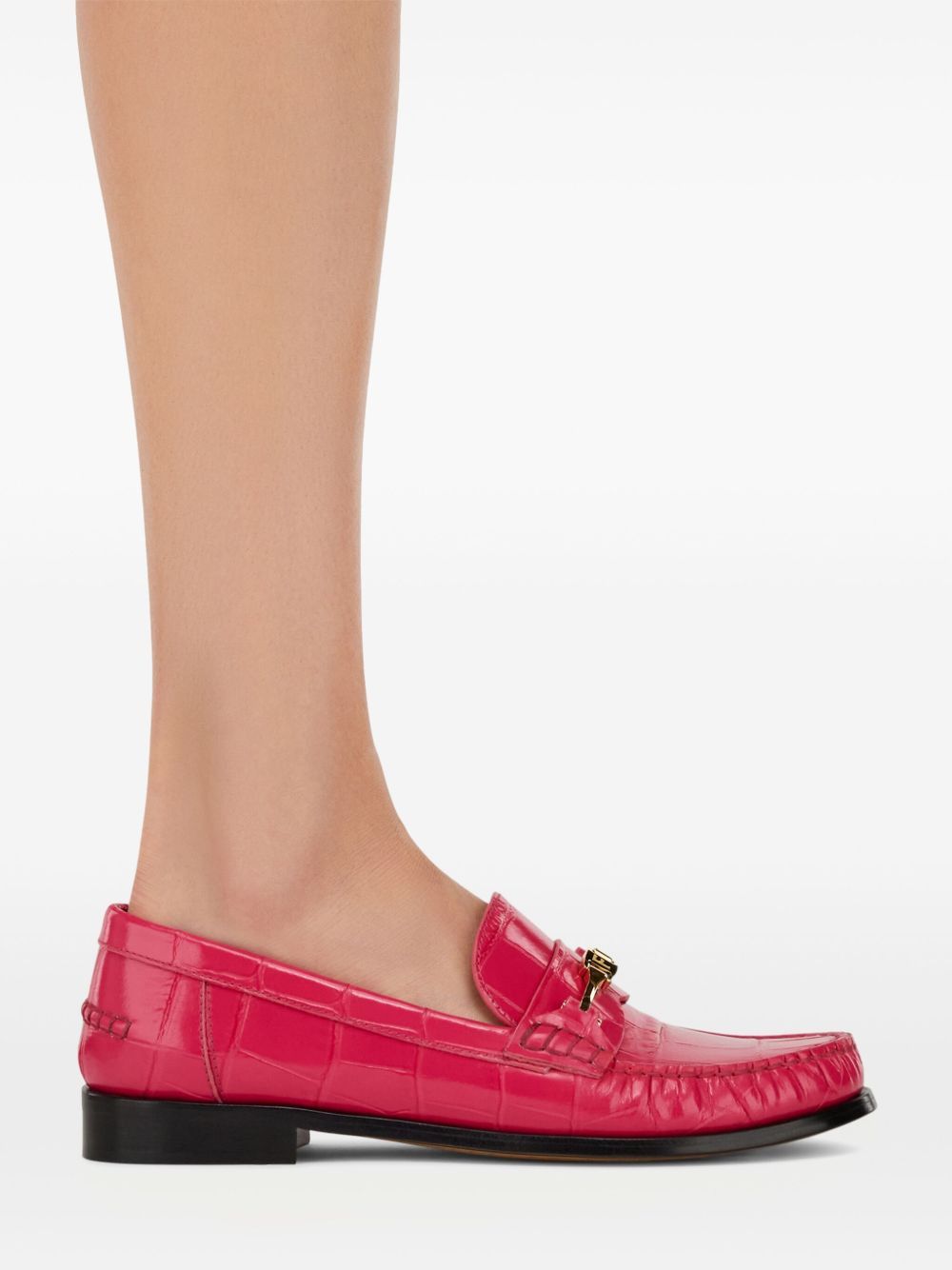 Salvatore Ferragamo Ferragamo F Buckle Loafers SIZE 5 Size ONE SIZE - 5 Thumbnail
