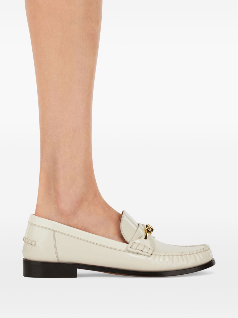 Salvatore Ferragamo Ferragamo F Buckle Loafers SIZE 5 Size ONE SIZE - 5 Thumbnail