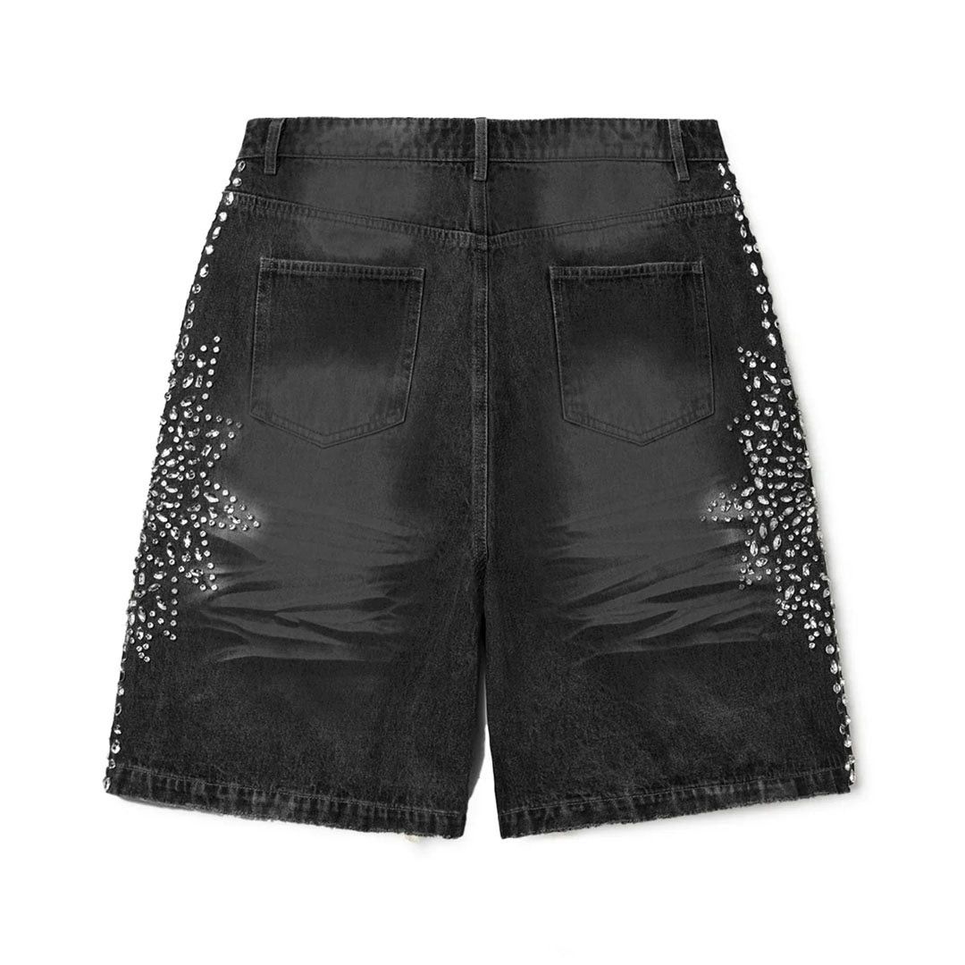 Vale Forever Siren Jean Shorts Black Size 27" / US 4 / IT 40 - 2 Thumbnail