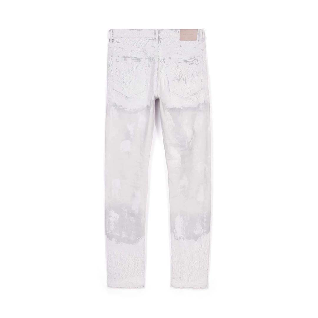 Purple Brand Faded Ecru Crackle Jeans Size 26" / US 2 / IT 38 - 2 Thumbnail