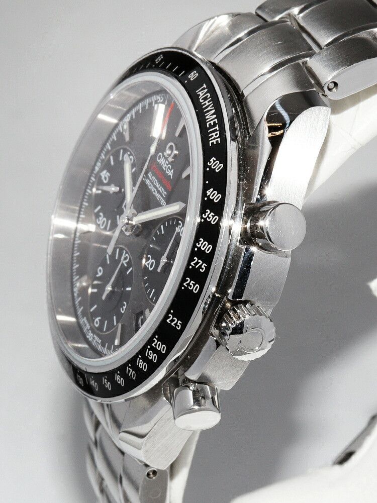 Omega Omega Omega Black Gray Dial Speedmaster Date Watch 323.30.40.40.06.001 Metal Automatic 323.30.40.40.06.001 DUTY FREE for USA Size ONE SIZE - 4 Thumbnail