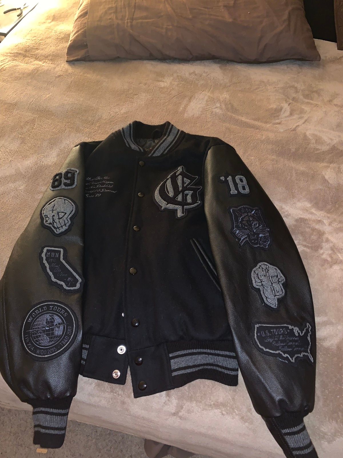 Leather Jacket G Eazy Varsity Jacket Size US M / EU 48-50 / 2 - 1 Preview