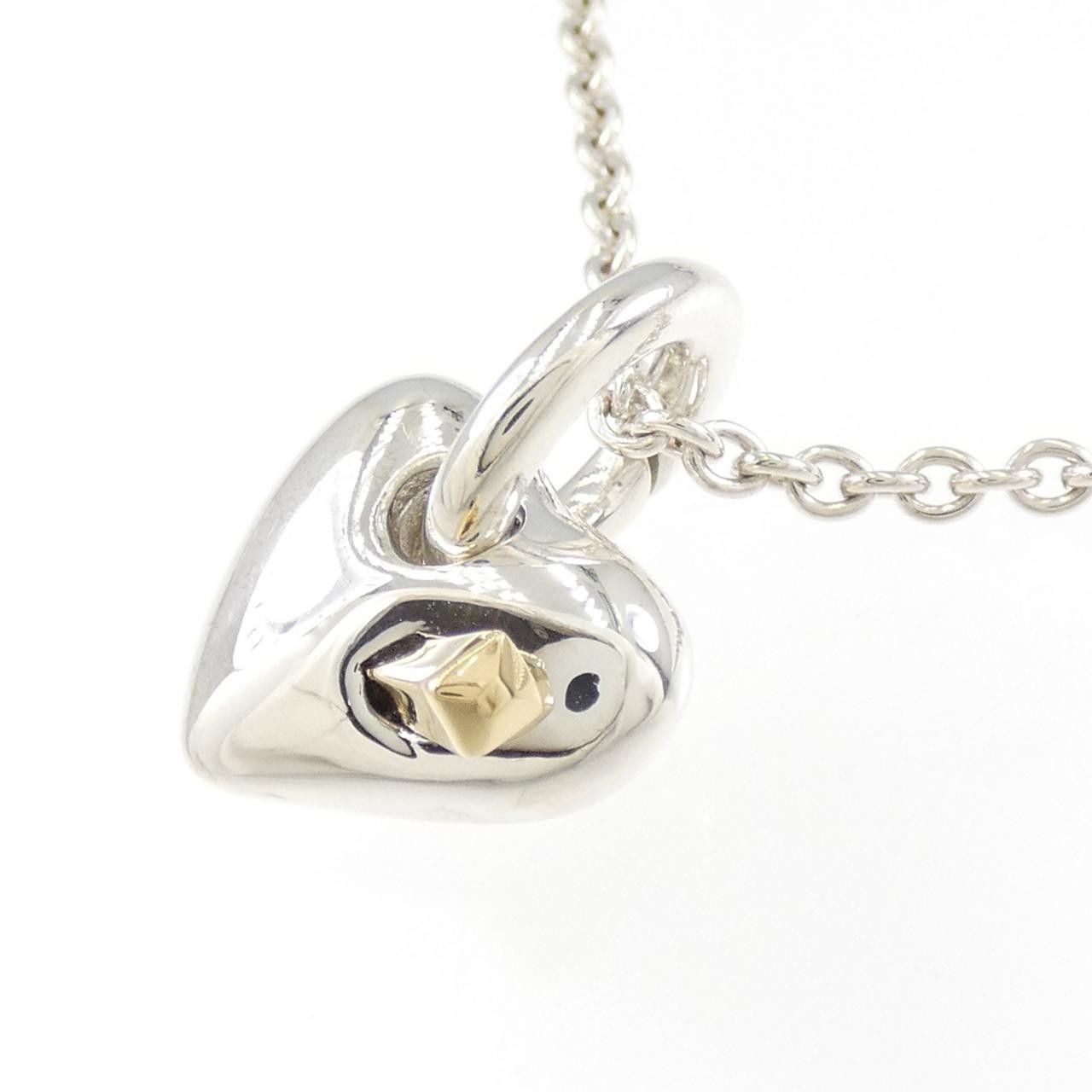 Hermes Hermes Hermes 925 Silver 750YG Necklace Metal Necklace DUTY FREE for USA Size ONE SIZE - 3 Thumbnail