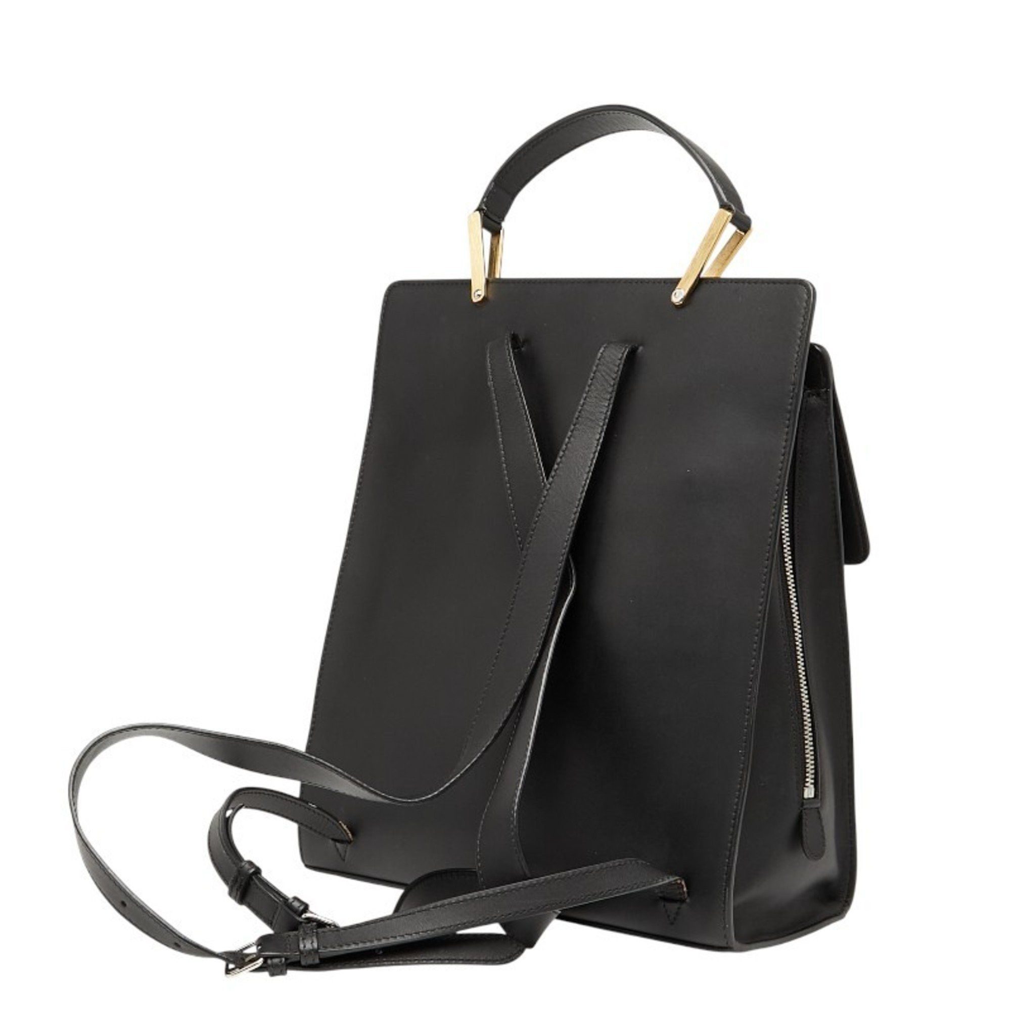 Balenciaga Balenciaga Backpack 370636 Black Leather Women's BALENCIAGA Size ONE SIZE - 2 Thumbnail