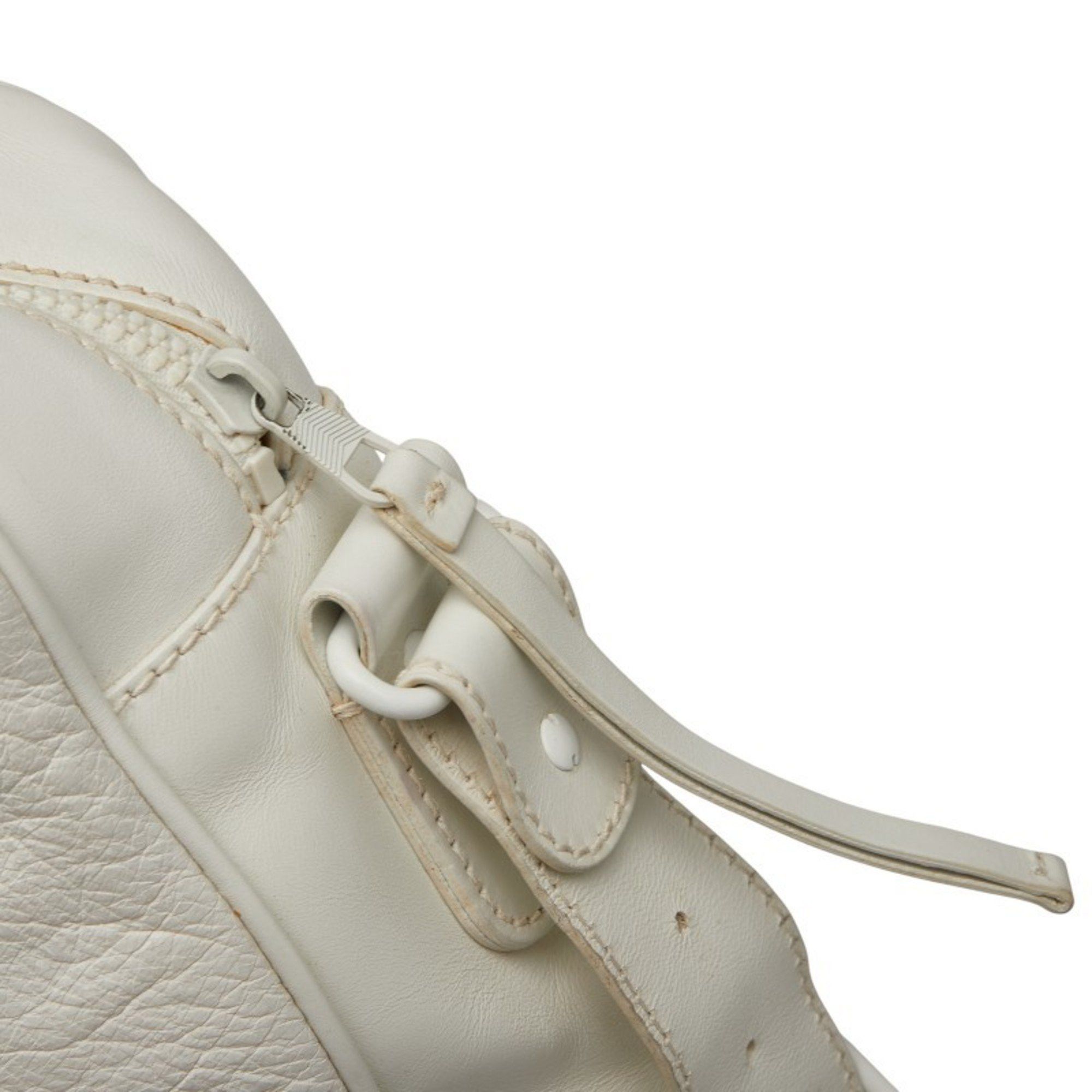 Balenciaga Balenciaga Reporter Crossbody Shoulder Bag 272862 White Leather Women's BALENCIAGA Size ONE SIZE - 8 Thumbnail