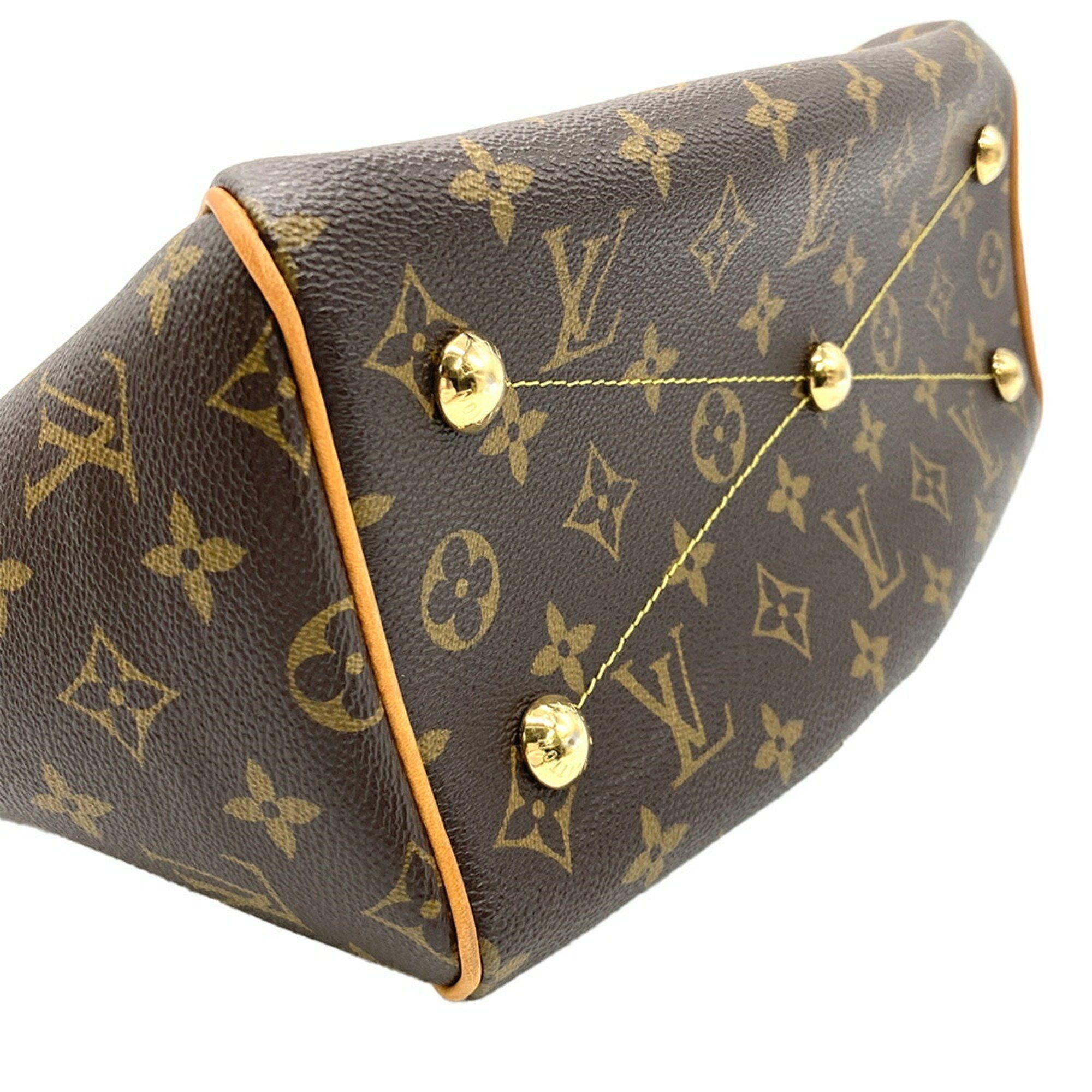 Louis Vuitton Louis Vuitton Tivoli PM Handbag Monogram Canvas M40143 Brown VI4131 Women's Size ONE SIZE - 5 Thumbnail
