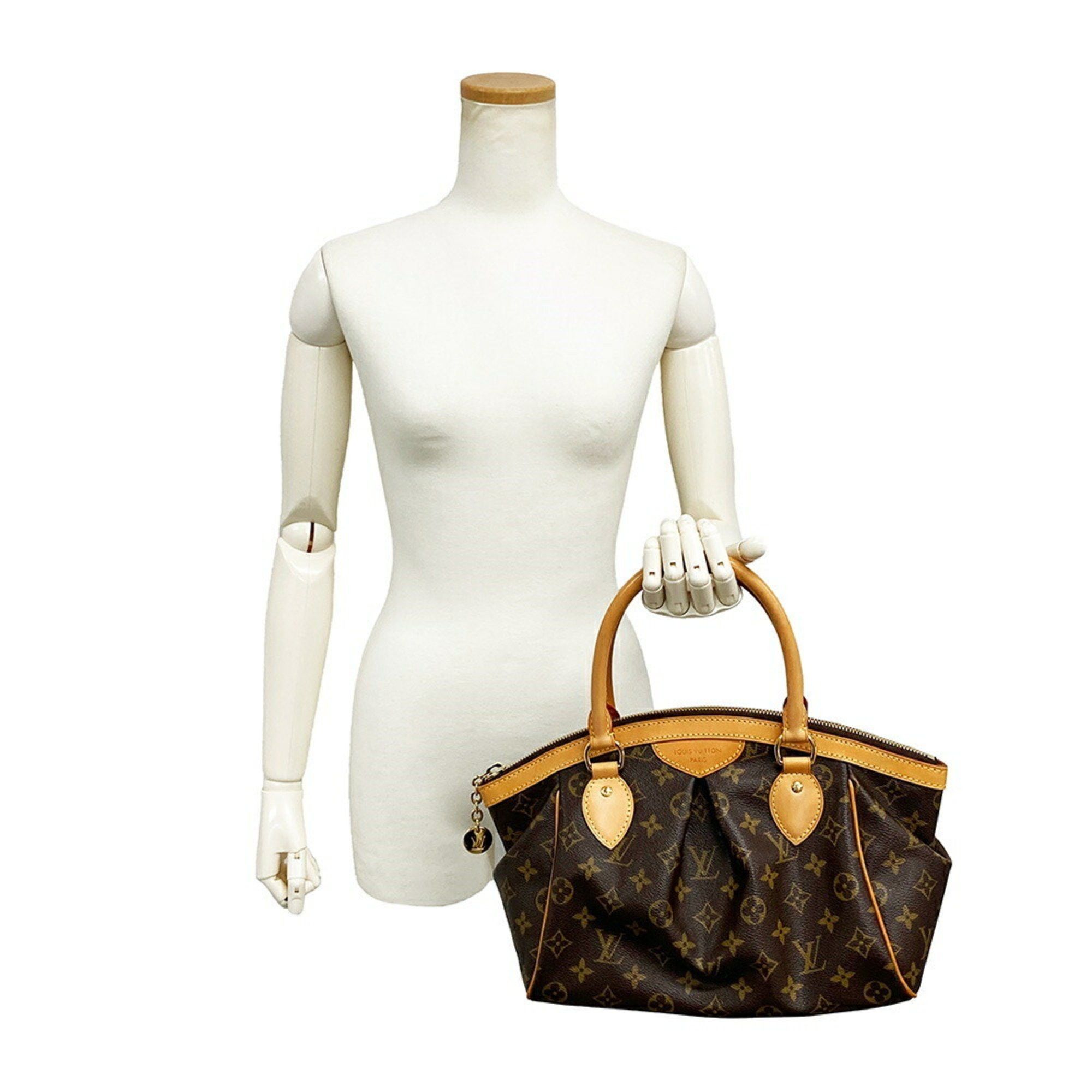 Louis Vuitton Louis Vuitton Tivoli PM Handbag Monogram Canvas M40143 Brown VI4131 Women's Size ONE SIZE - 10 Thumbnail