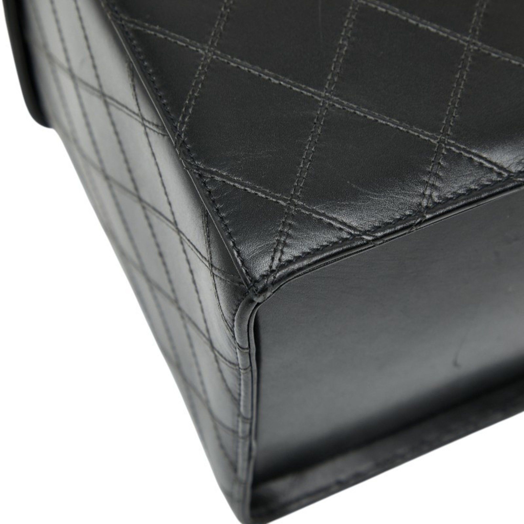 Chanel CHANEL Bicolore Vanity Bag Shoulder 2-Way Black Lambskin Women's Size ONE SIZE - 4 Thumbnail