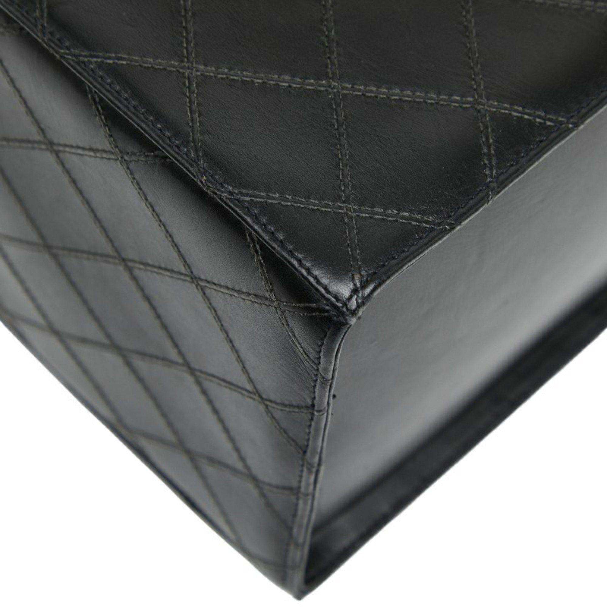 Chanel CHANEL Bicolore Vanity Bag Shoulder 2-Way Black Lambskin Women's Size ONE SIZE - 7 Thumbnail