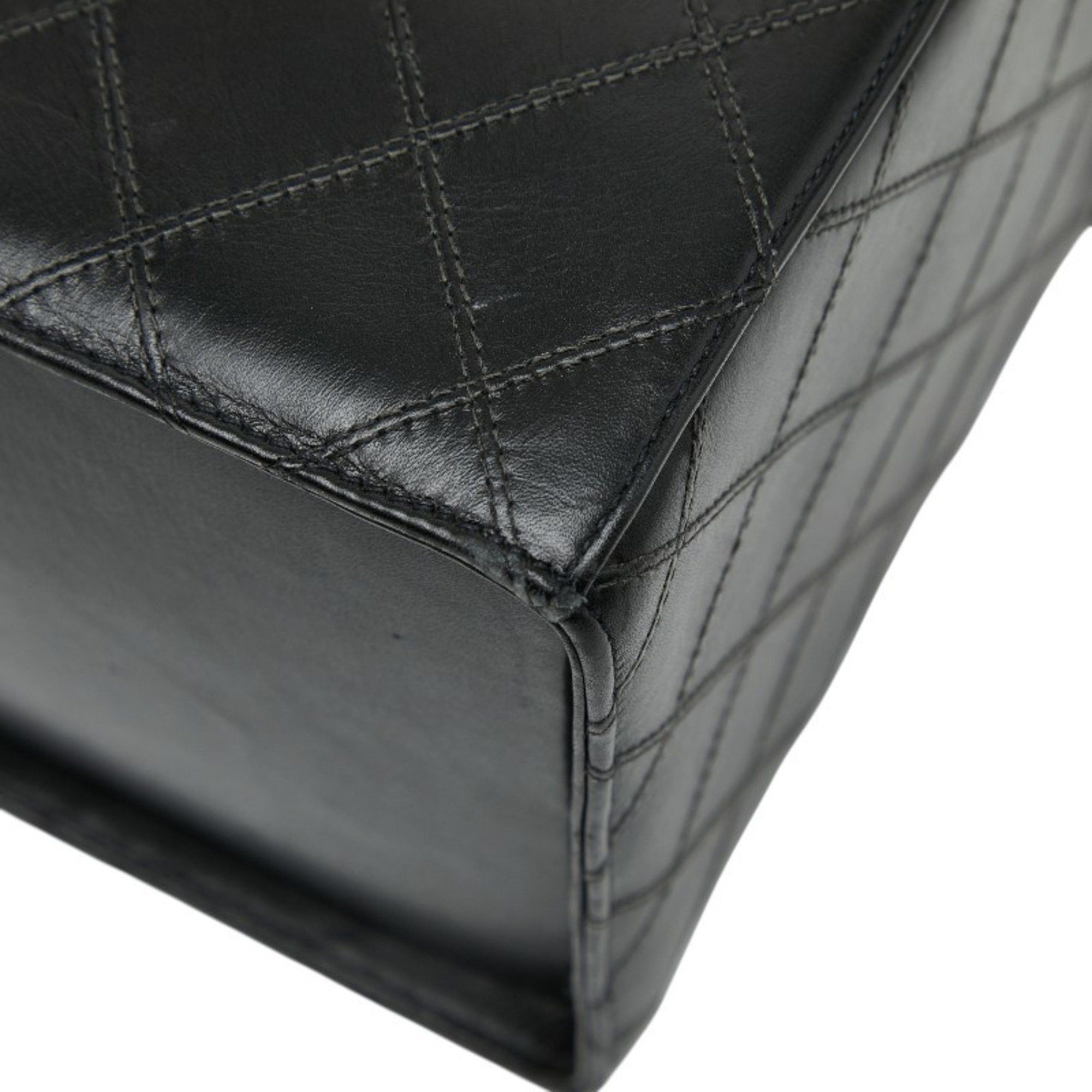 Chanel CHANEL Bicolore Vanity Bag Shoulder 2-Way Black Lambskin Women's Size ONE SIZE - 5 Thumbnail
