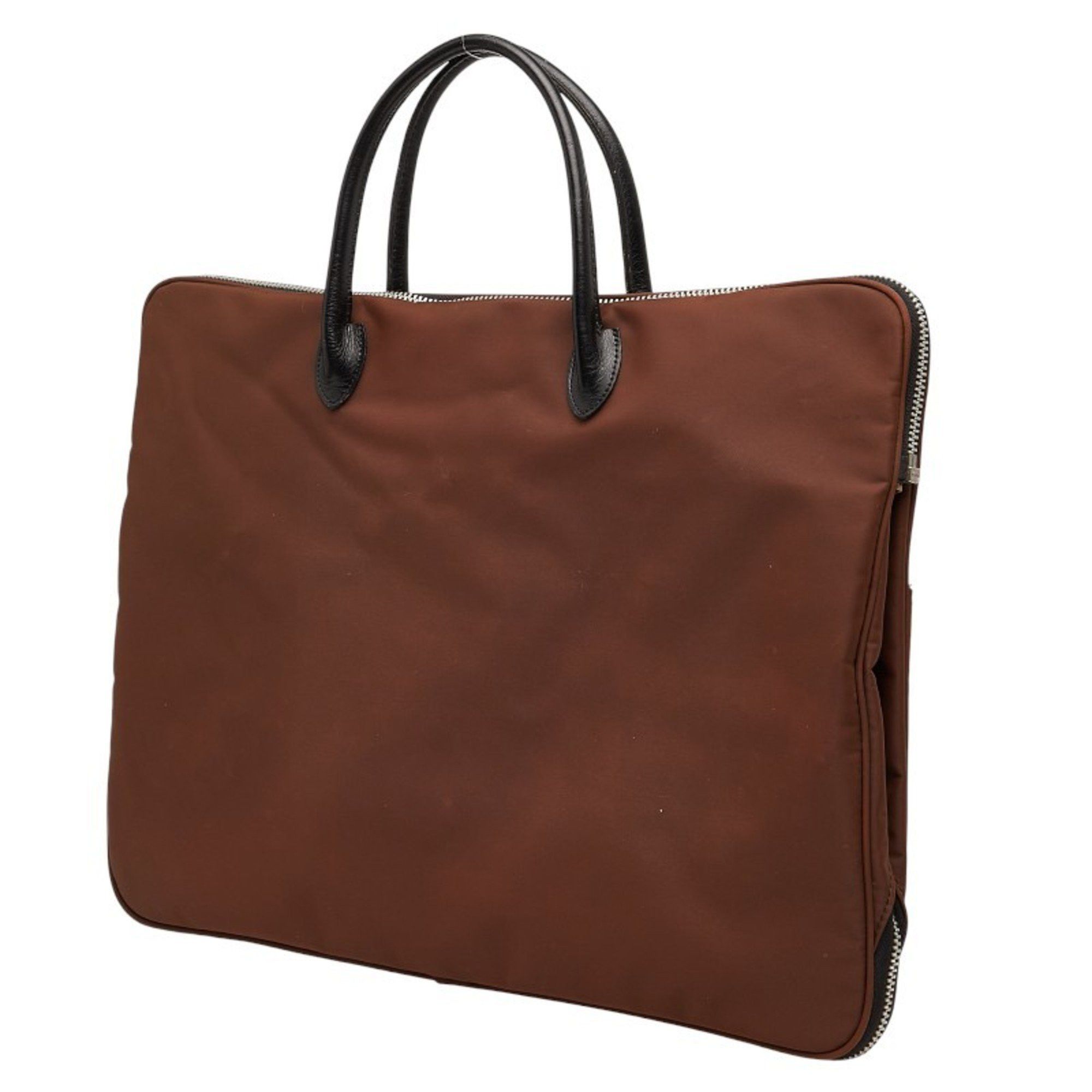 Burberry Burberry Nova Check Handbag in Beige and Brown Nylon Leather for Women. Size ONE SIZE - 5 Thumbnail