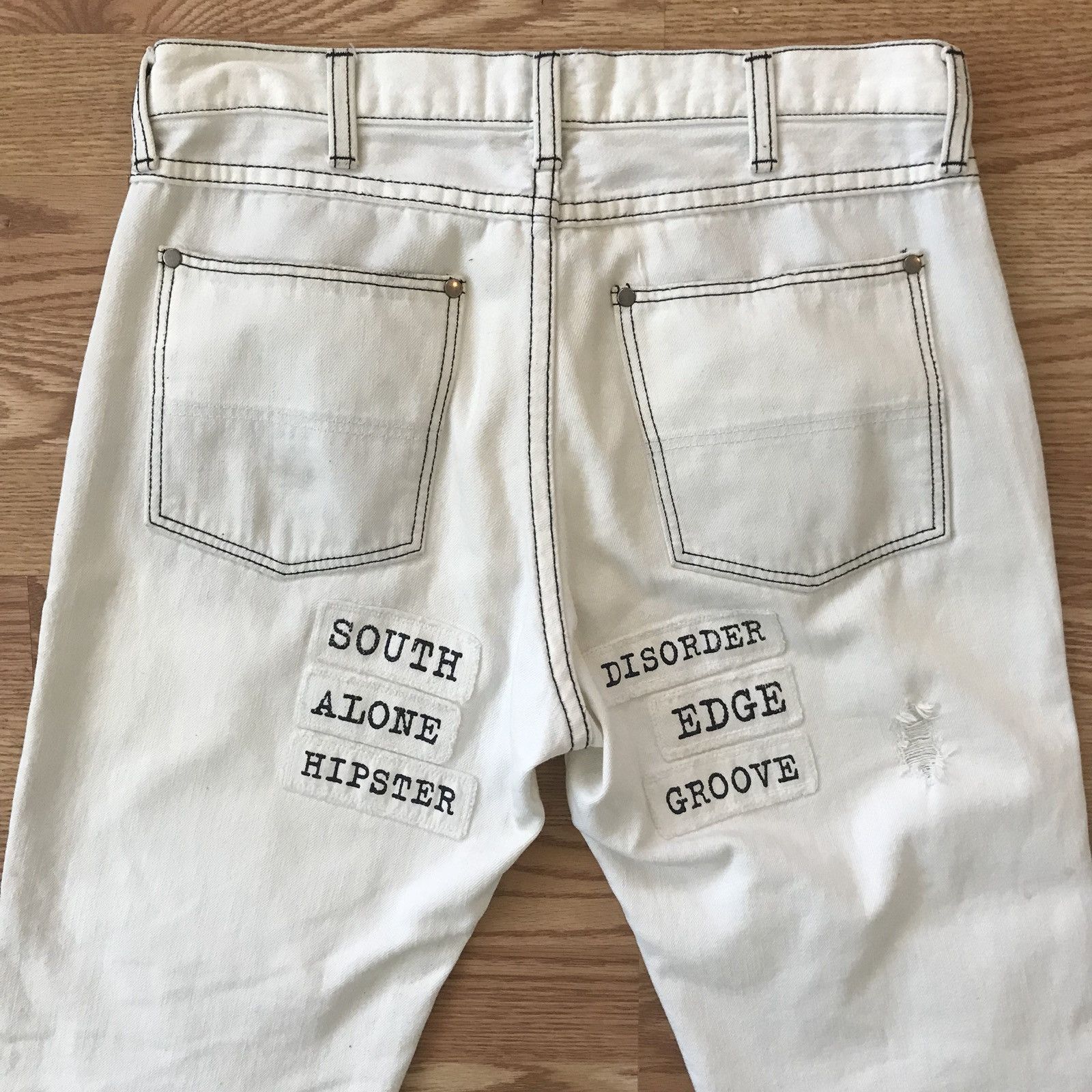 Number (N)ine Number Nine ss02 modern age poem Patchwork Pants Size US 30 / EU 46 - 4 Thumbnail