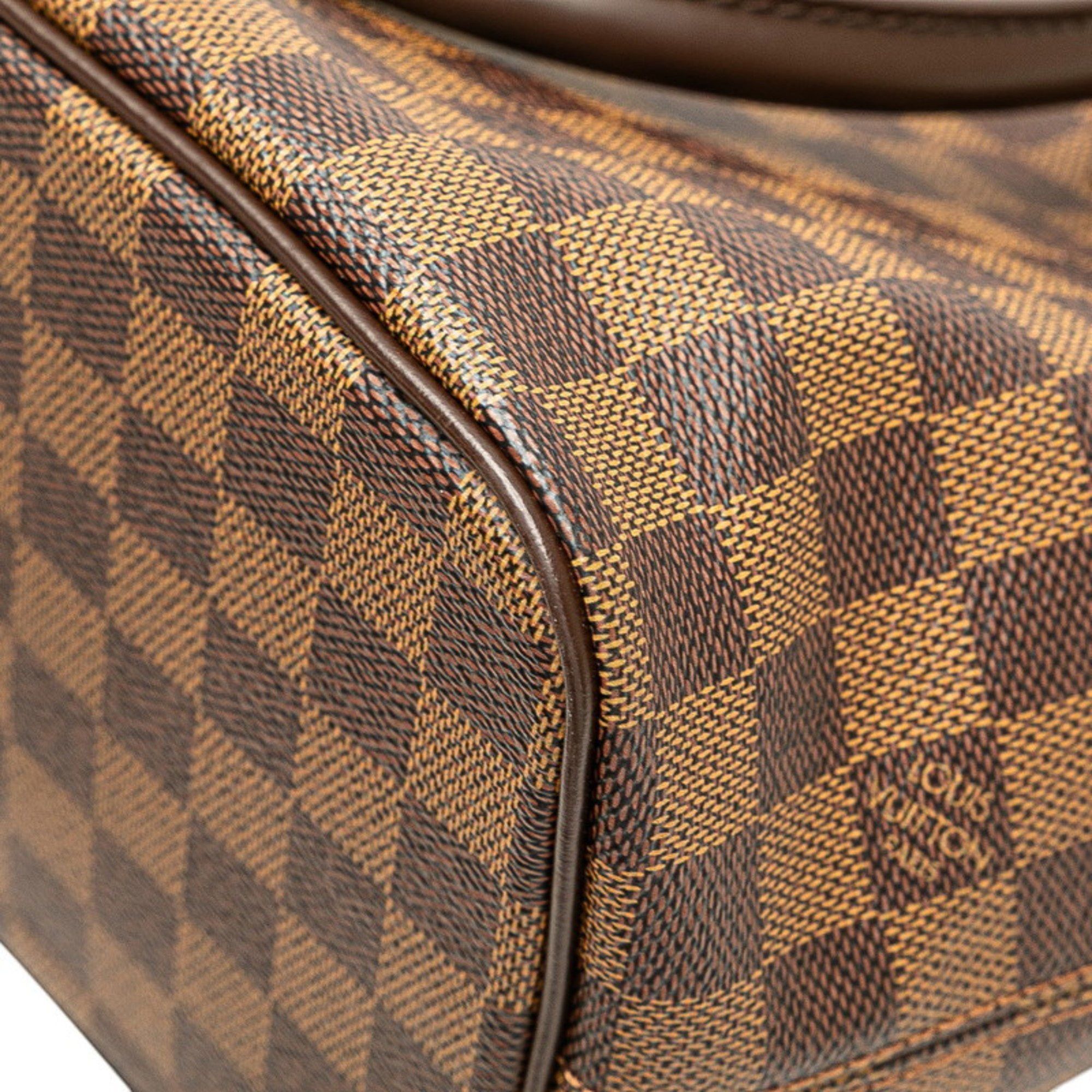 Louis Vuitton Louis Vuitton Damier Saleya PM Handbag Tote Bag N51183 Brown Leather Women's LOUIS VUITTON Size ONE SIZE - 5 Thumbnail