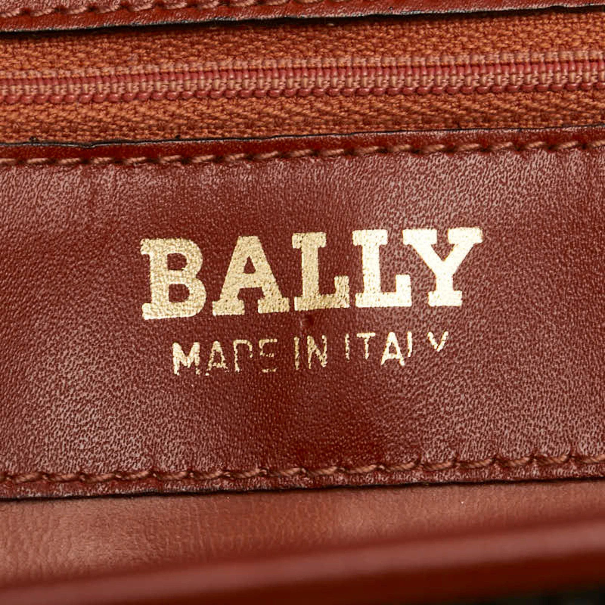 Bally Bally B Logo Crossbody Shoulder Bag in Black and Brown Leather for Women Size ONE SIZE - 9 Thumbnail