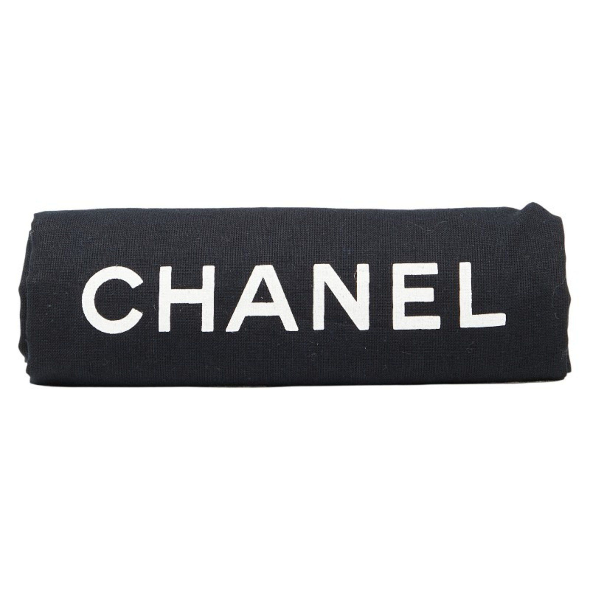 Chanel CHANEL Coco Mark Matelasse Drawstring Chain Shoulder Bag in Black Lambskin for Women Size ONE SIZE - 11 Thumbnail
