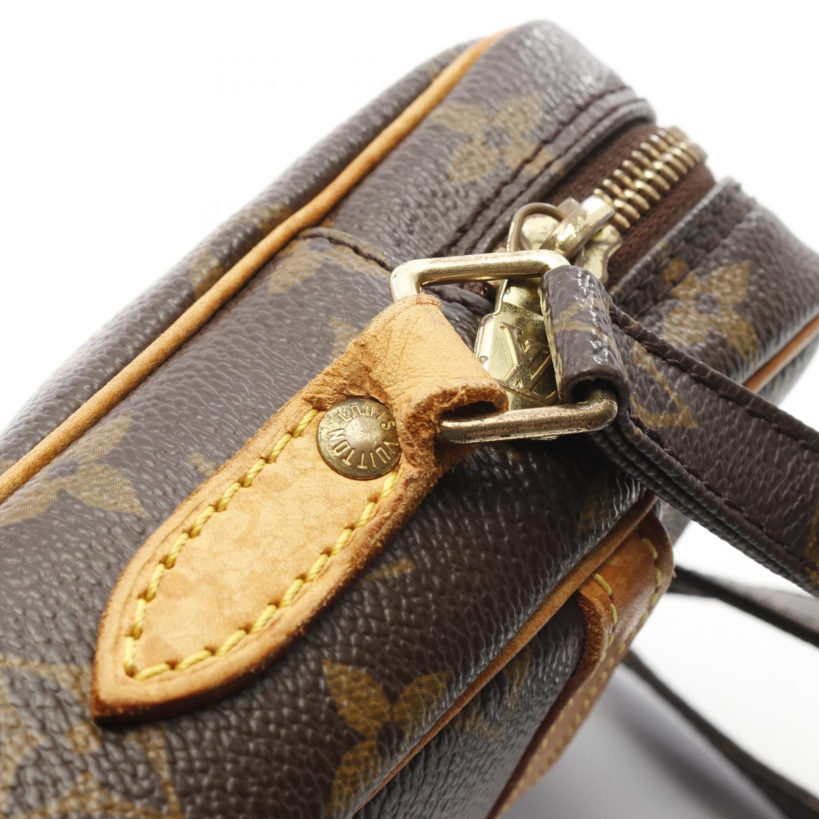 Louis Vuitton Louis Vuitton Louis Vuitton Danube Monogram Coated Canvas Shoulder Bag Canvas Shoulder Bag M45266 DUTY FREE for USA Size ONE SIZE - 6 Thumbnail