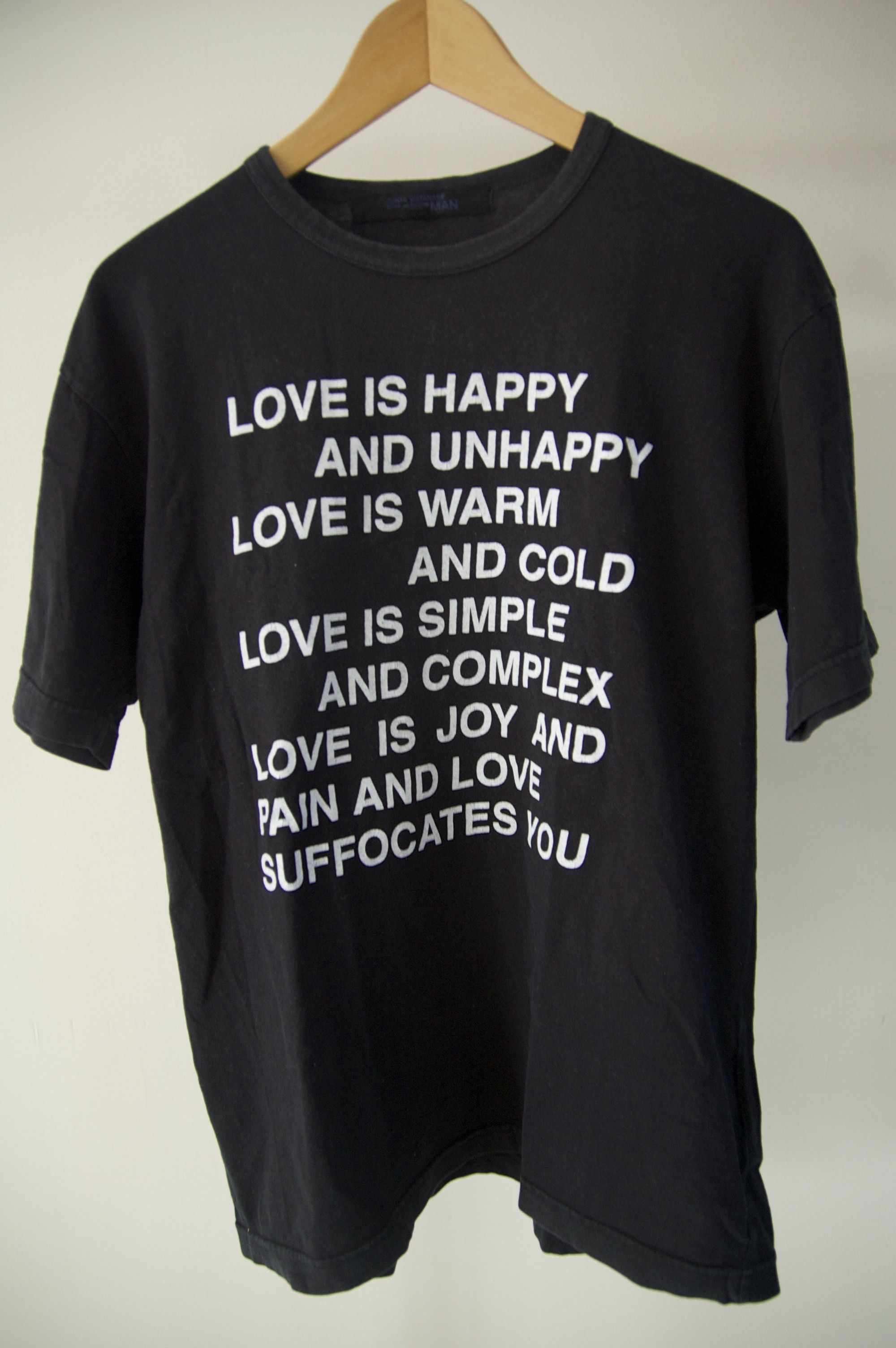 Junya CDG A/W2001 "Love" Shirt