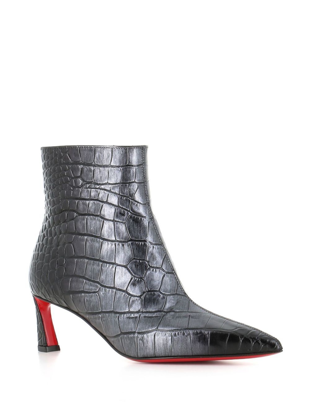 Christian Louboutin condora booty 55mm metal grey Size US 9.5 / IT 39.5 - 2 Thumbnail