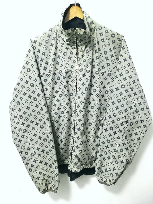 Categories :: Menu :: Outerwear :: Vintage Stussy Louis Vuitton RIP  monogram reversible jacket size M