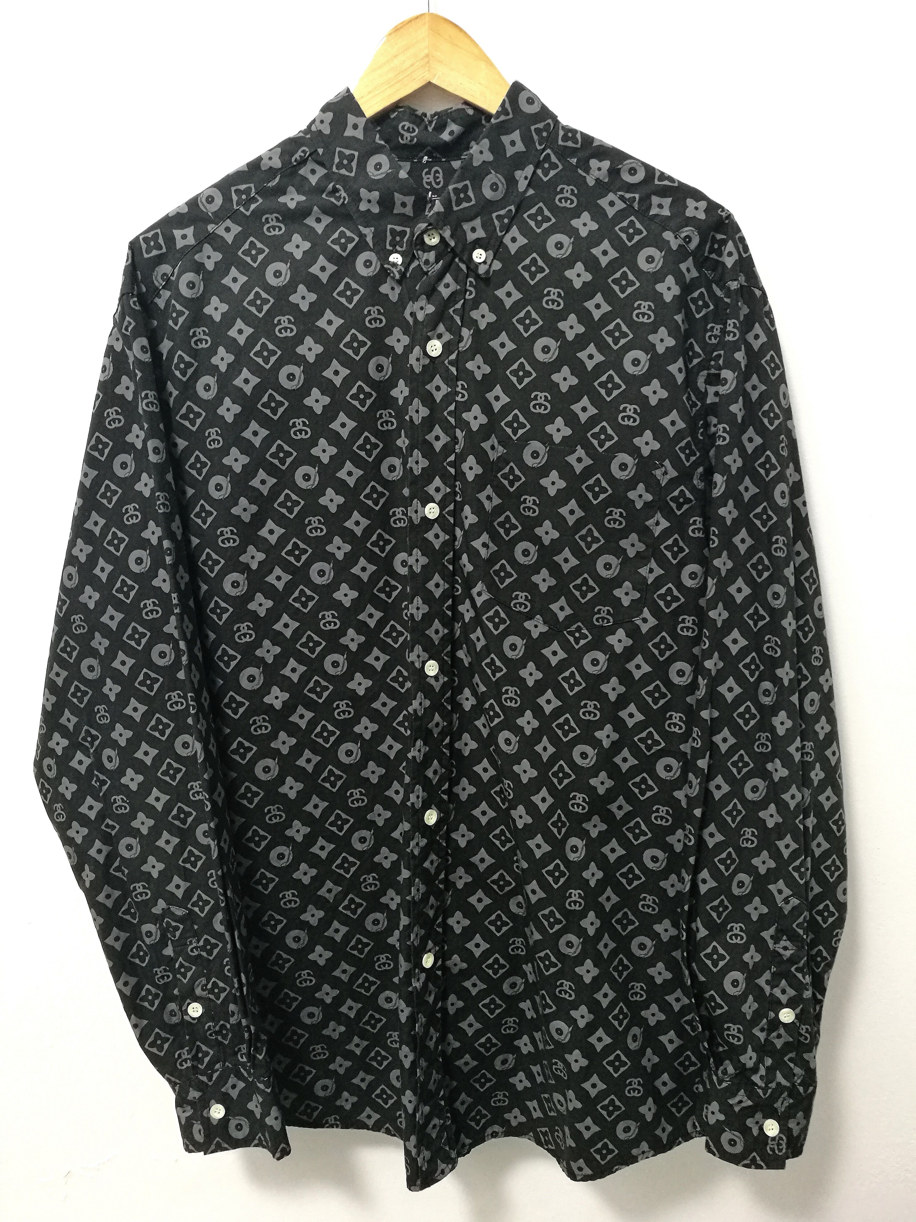 Louis Vuitton Vintage Stussy Monogram Shirt | Grailed