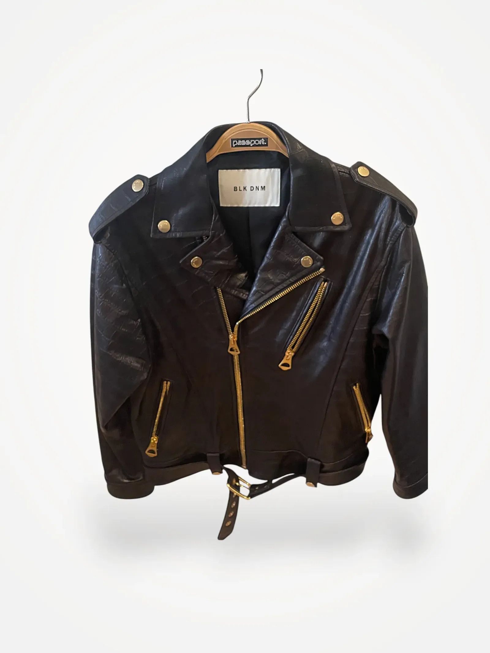 Blk Dnm Blk Dnm Leather Jacket Size S / US 4 / IT 40 - 2 Thumbnail