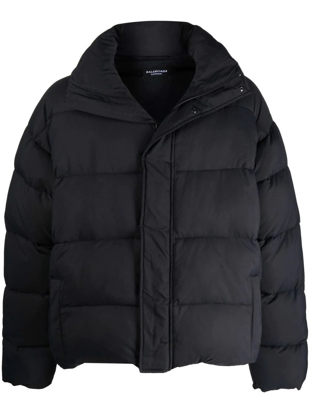 Balenciaga $4.2K VALUE BB-logo puffer jacket in black Size US L / EU 52-54 / 3 - 2 Thumbnail