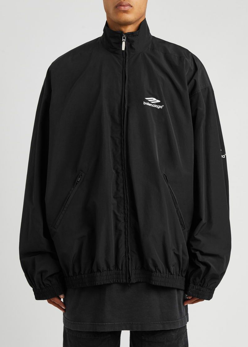 Balenciaga $3.8K VALUE Patched Layered Shell Track Jacket Size US S / EU 44-46 / 1 - 3 Thumbnail