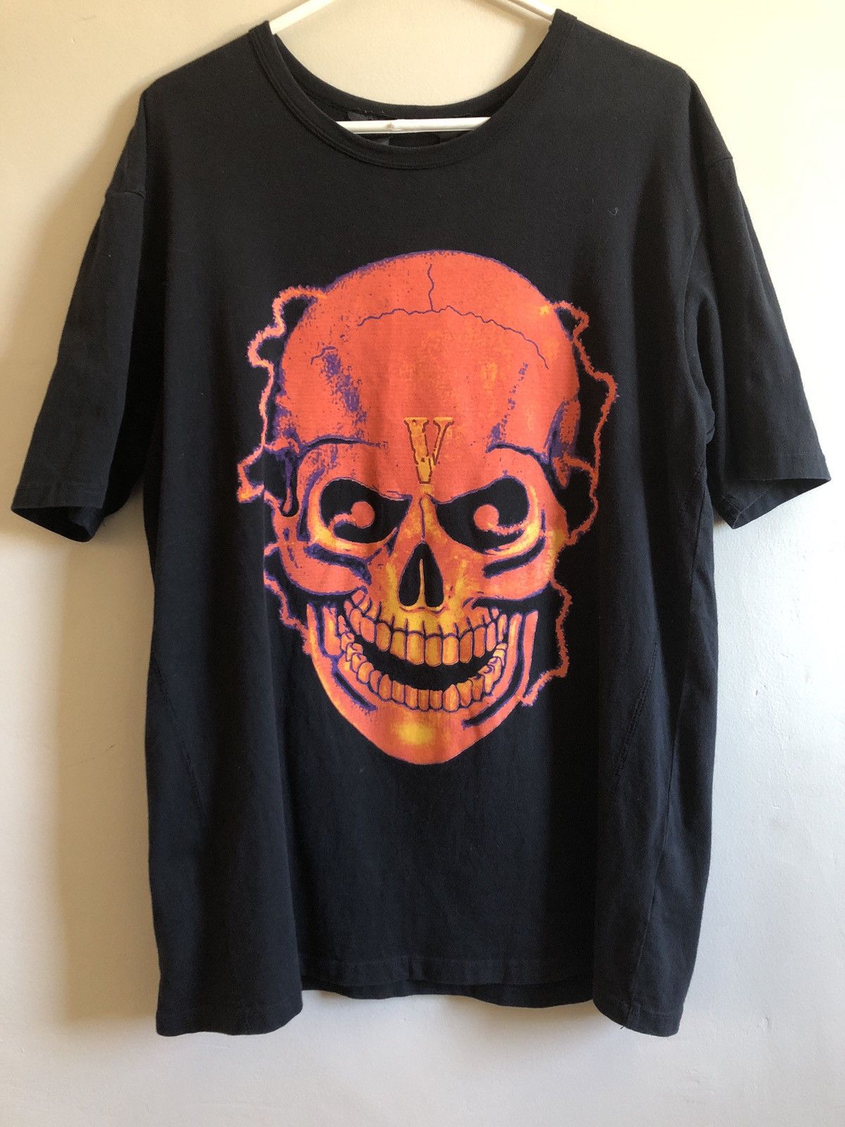 Vlone Vlone Skull Tee (L/XL) Size US L / EU 52-54 / 3 - 1 Thumbnail