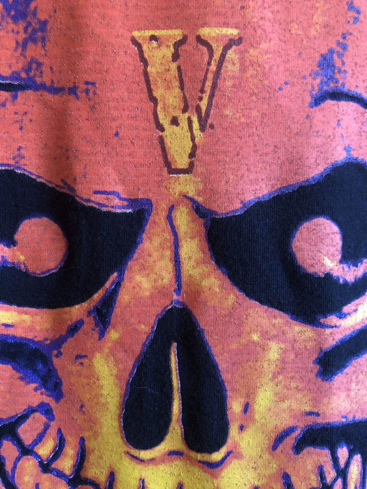 Vlone Vlone Skull Tee (L/XL) Size US L / EU 52-54 / 3 - 3 Thumbnail